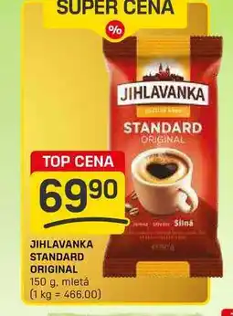 Flop JIHLAVANKA STANDARD ORIGINAL 150 g, mletá nabídka