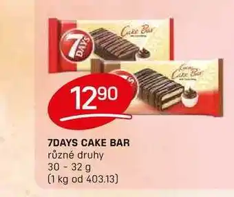 Flop 7DAYS CAKE BAR různé druhy 30 - 32 g nabídka