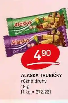 Flop ALASKA TRUBIČKY různé druhy 18 g nabídka