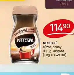 Flop NESCAFÉ různé druhy 100 g nabídka