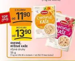 Flop OVESNÉ, RÝŽOVÉ KAŠE různé druhy 55 g nabídka
