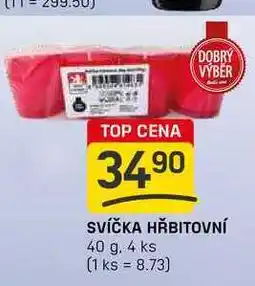 Flop SVÍČKA HŘBITOVNÍ 40 g, 4 ks nabídka