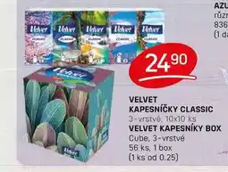 Flop VELVET KAPESNÍČKY CLASSIC 3-vrstvé, 10x10 ks nabídka