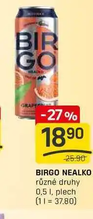 Flop BIRGO NEALKO různé druhy 0,5 l, plech nabídka