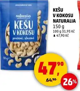 Penny Market Kešu v kokosu naturalia nabídka