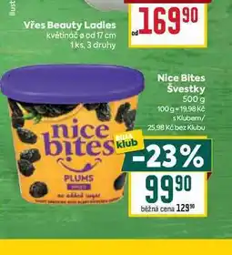 Billa Nice Bites Švestky 500 g nabídka
