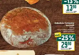 Billa Odkolkův řemeslný bochník 500 g nabídka