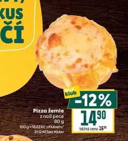 Billa Pizza žemle z naší pece 80 g nabídka