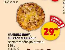 Penny Market HAMBURGEROVÁ BULKA SE SLANINOU, 130 g nabídka