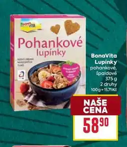 Billa Bonavita Lupínky pohankové, špaldové 375 g nabídka
