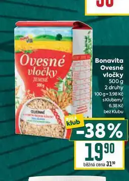 Billa Bonavita Ovesné vločky 500 g nabídka