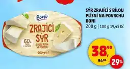 Penny Market SÝR ZRAJÍCÍ S BÍLOU PLÍSNÍ NA POVRCHU BONI, 200 g nabídka