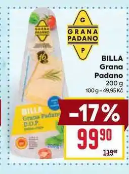 Billa BILLA Grana Padano 200 g nabídka