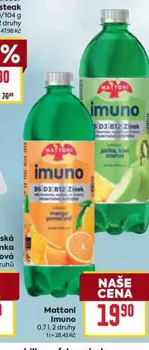 Billa Mattoni Imuno 0,7l nabídka