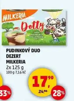 Penny Market PUDINKOVÝ DUO DEZERT MILKERIA, 2x 125 g nabídka
