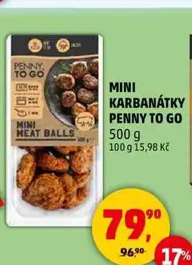 Penny Market MINI KARBANÁTKY PENNY TO GO, 500 g nabídka