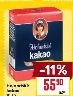 Billa Holandské kakao 100g nabídka
