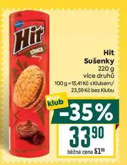 Billa Hit Sušenky 220 g nabídka