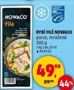 Penny Market RYBÍ FILÉ NOWACO porce, mražené, 300 g nabídka