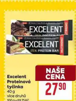 Billa Excelent Proteinová tyčinka 40 g nabídka