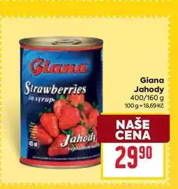 Billa Giana Jahody 400/160 g nabídka