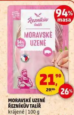 Penny Market MORAVSKÉ UZENÉ ŘEZNÍKŮV TALÍŘ krájené, 100 g nabídka