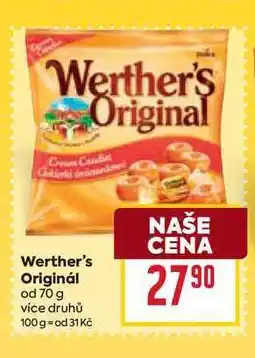 Billa Werther's Originál od 70 g nabídka