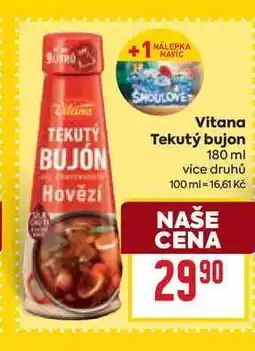 Billa Vitana Tekutý bujon 180 ml nabídka