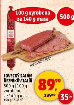Penny Market LOVECKÝ SALÁM ŘEZNÍKŮV TALÍŘ, 500 g nabídka