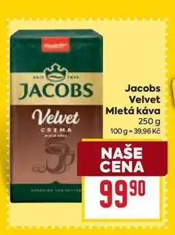 Billa Jacobs Velvet Mletá káva 250 g nabídka