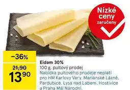 Tesco Eidam 30%, 100 g nabídka