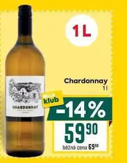 Billa Chardonnay 1l nabídka