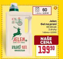Billa Jelen Gel na praní 60 dávek nabídka