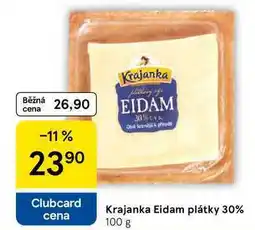 Tesco Krajanka Eidam plátky 30%, 100 g nabídka