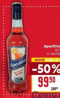 Billa Aperitivo 0,7l nabídka