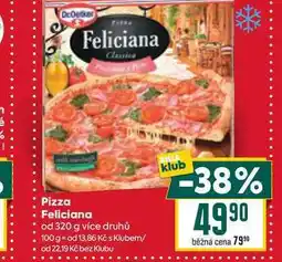 Billa Pizza Feliciana od 320 g nabídka