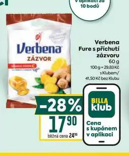 Billa Verbena Fure s příchutí zázvoru 60 g nabídka