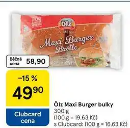 Tesco Ölz Maxi Burger bulky, 300 g nabídka
