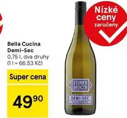 Tesco Bella Cucina Demi-Sec, 0,75 l nabídka