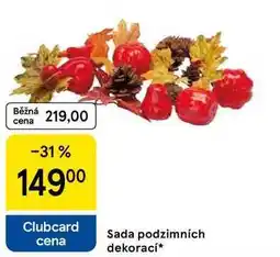 Tesco Sada podzimních dekorací nabídka