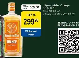 Tesco Jägermeister Orange 33 %, 0,7 l nabídka
