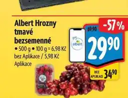 Albert Albert Hrozny tmavé bezsemenné 500 g nabídka