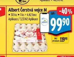 Albert Albert Čerstvá vejce M 30 ks nabídka