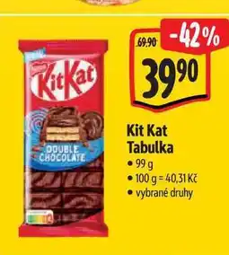 Albert Kit Kat Tabulka 99 g nabídka