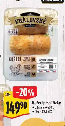 Albert Kuřecí prsní řízky 600 g nabídka