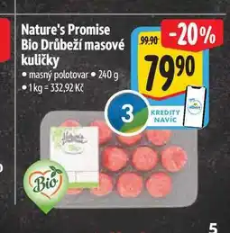 Albert Nature's Promise Bio Drůbeží masové kuličky 240 g nabídka