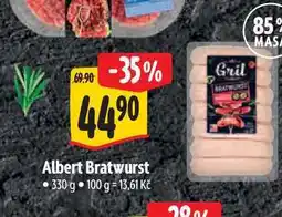 Albert Albert Bratwurst 330 g nabídka