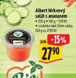 Albert Albert Mrkvový salát s ananasem 350 g nabídka