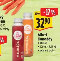 Albert Albert Limonády 400 ml nabídka