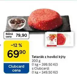 Tesco Tatarák z hovězí kýty, 200 g nabídka